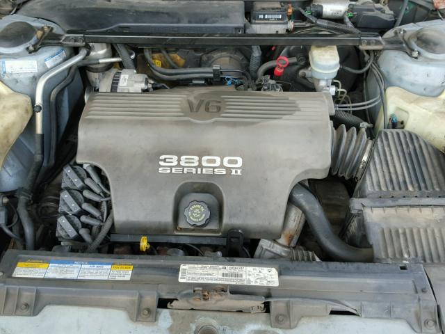 1G4HP52K0VH404835 - 1997 BUICK LESABRE CU BLUE photo 7