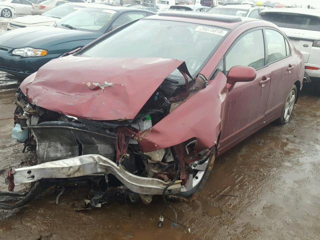 1HGFA16836L101410 - 2006 HONDA CIVIC EX Tünd qırmızı foto 2