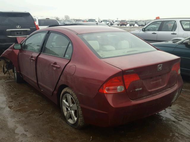 1HGFA16836L101410 - 2006 HONDA CIVIC EX Tünd qırmızı foto 3