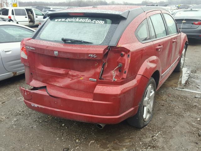 1B3HE78K98D675743 - 2008 DODGE CALIBER R/ BURGUNDY photo 4