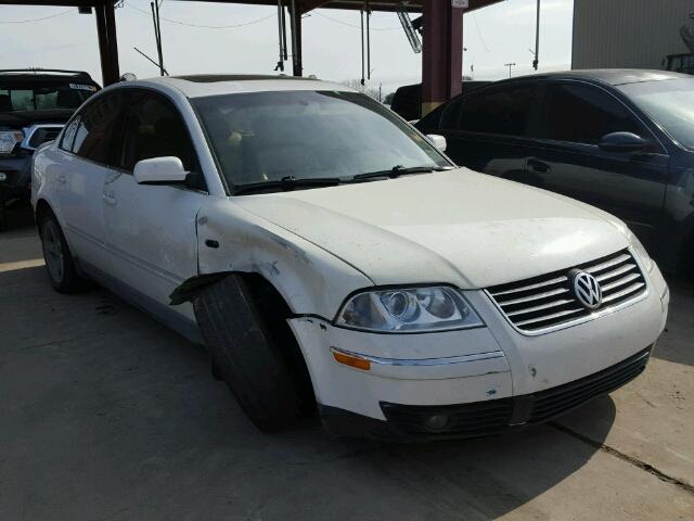 WVWRH63B24P105197 - 2004 VOLKSWAGEN PASSAT GLX WHITE photo 1