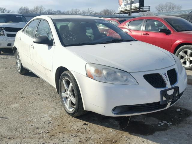 1G2ZG58N374221065 - 2007 PONTIAC G6 BASE WHITE photo 1