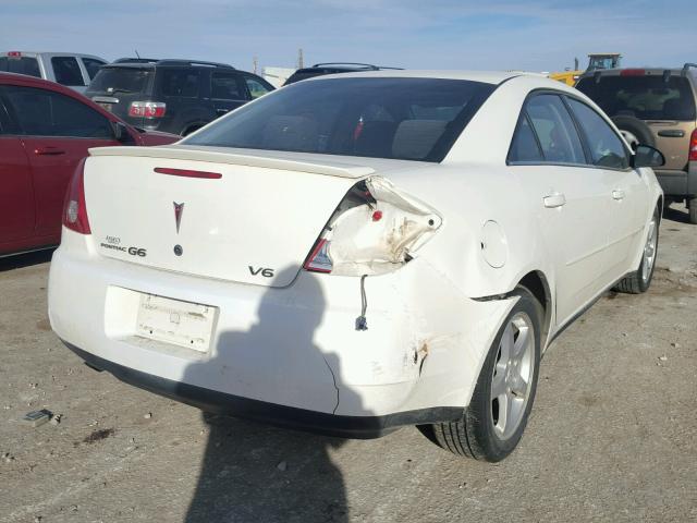 1G2ZG58N374221065 - 2007 PONTIAC G6 BASE WHITE photo 4