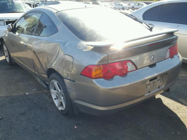 JH4DC54892C034413 - 2002 ACURA RSX BROWN photo 3