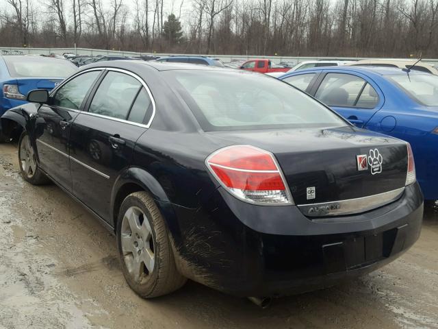 1G8ZS57B58F231890 - 2008 SATURN AURA XE BLACK photo 3