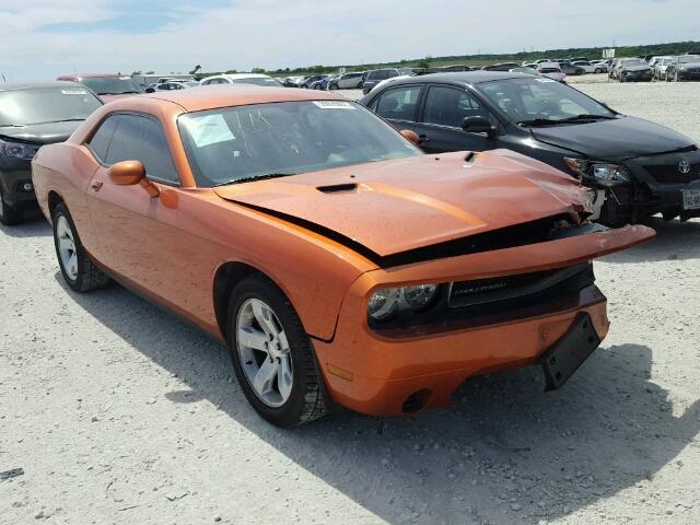 2B3CJ4DG9BH603635 - 2011 DODGE CHALLENGER ORANGE photo 1