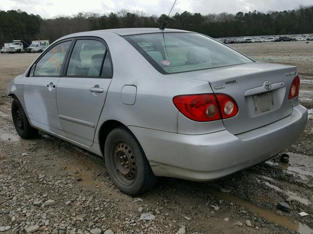 1NXBR32E88Z027679 - 2008 TOYOTA COROLLA CE SILVER photo 3