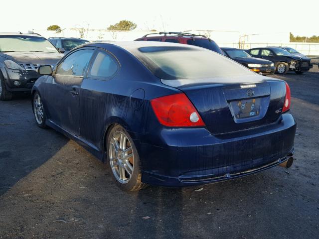 JTKDE177860067815 - 2006 TOYOTA SCION TC 蓝色 照片 3