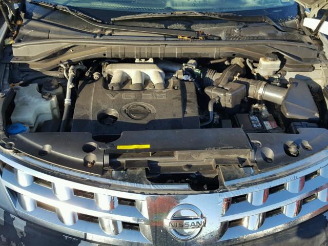 JN8AZ08W63W210689 - 2003 NISSAN MURANO SL TAN photo 7