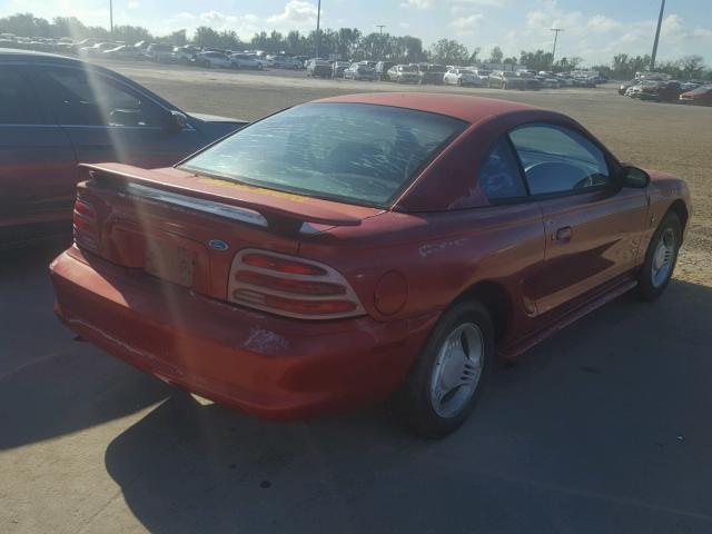 1FALP4047RF101488 - 1994 FORD MUSTANG RED photo 4