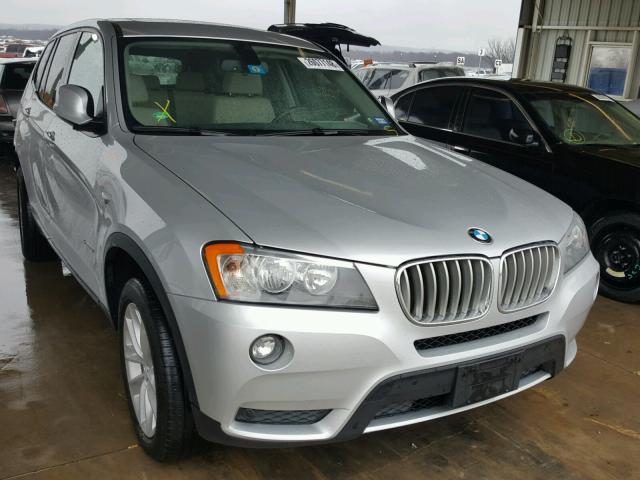 5UXWX9C57D0A27091 - 2013 BMW X3 XDRIVE2 Srebrny zdjęcie 1