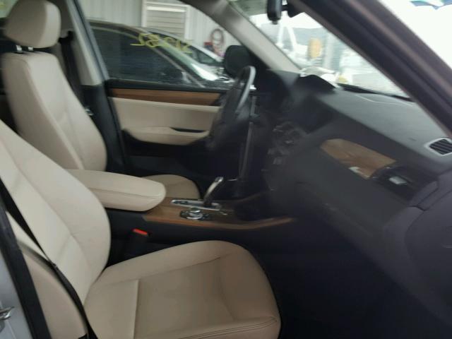 5UXWX9C57D0A27091 - 2013 BMW X3 XDRIVE2 Srebrny zdjęcie 5