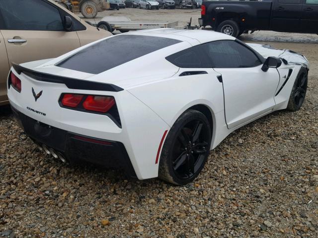 1G1YG2D75J5101744 - 2018 CHEVROLET CORVETTE S WHITE photo 4