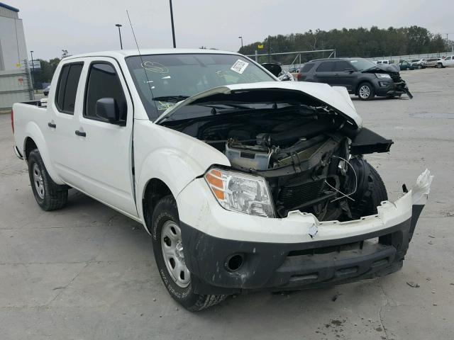 1N6AD0ER0FN751334 - 2015 NISSAN FRONTIER S WHITE photo 1