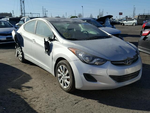 KMHDH4AE0CU363306 - 2012 HYUNDAI ELANTRA GL SILVER photo 1