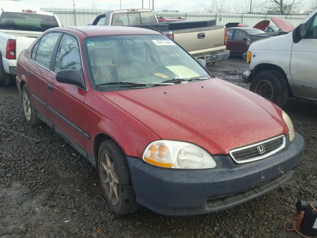 1HGEJ6671WL056385 - 1998 HONDA CIVIC LX RED photo 1