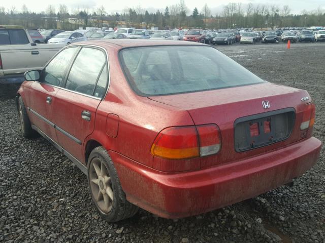 1HGEJ6671WL056385 - 1998 HONDA CIVIC LX RED photo 3