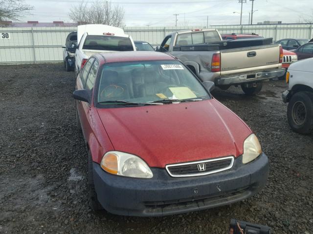 1HGEJ6671WL056385 - 1998 HONDA CIVIC LX RED photo 9