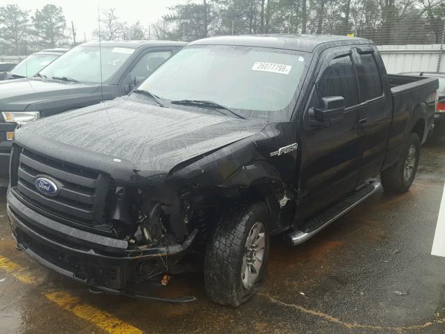 1FTFX1EF0BFA76424 - 2011 FORD F150 SUPER BLACK photo 2