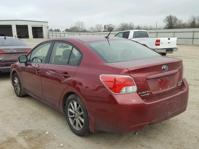 JF1GJAC65DH028939 - 2013 SUBARU IMPREZA PR MAROON photo 3