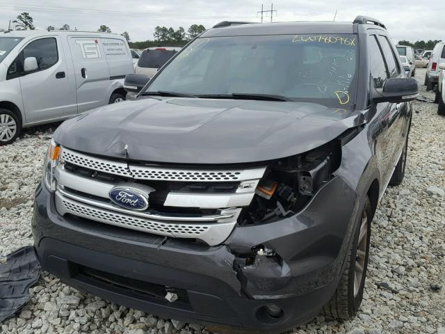 1FM5K7D86FGA11976 - 2015 FORD EXPLORER X GRAY photo 9