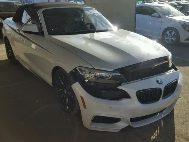 WBA1K5C53FV473774 - 2015 BMW 228 I WHITE photo 1