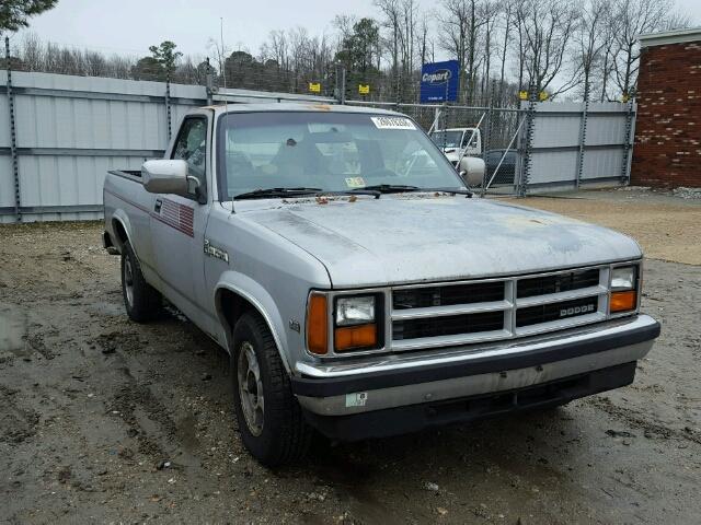 1B7GN14X1JS638485 - 1988 DODGE DAKOTA SILVER photo 1