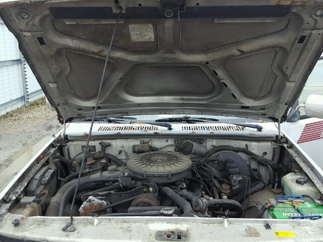 1B7GN14X1JS638485 - 1988 DODGE DAKOTA SILVER photo 7