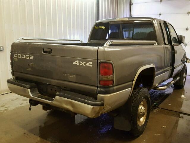 3B7KF23Z52M280463 - 2002 DODGE RAM 2500 GRAY photo 4