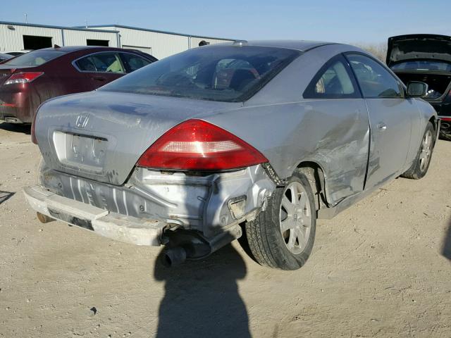 1HGCM82765A002719 - 2005 HONDA ACCORD EX SILVER photo 4