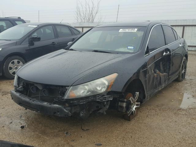 1HGCP3F81AA030970 - 2010 HONDA ACCORD EXL BLACK photo 2