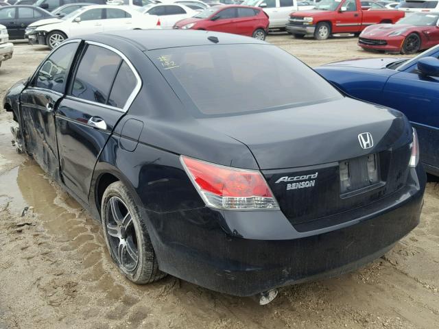 1HGCP3F81AA030970 - 2010 HONDA ACCORD EXL BLACK photo 3