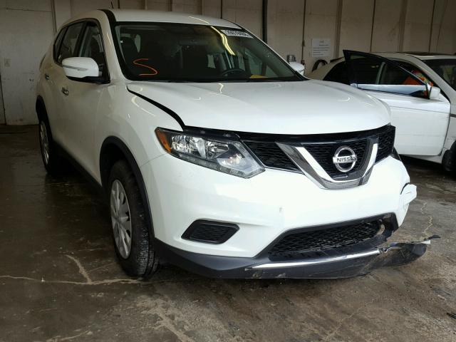 5N1AT2MV2FC858425 - 2015 NISSAN ROGUE S WHITE photo 1