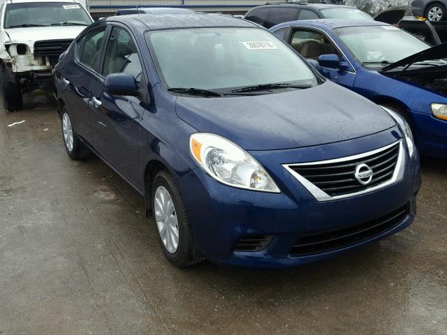 3N1CN7AP4CL896848 - 2012 NISSAN VERSA S BLUE photo 1