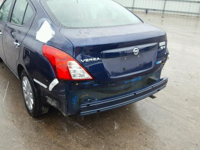 3N1CN7AP4CL896848 - 2012 NISSAN VERSA S BLUE photo 9