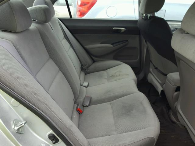 2HGFA1F55BH308751 - 2011 HONDA CIVIC LX SILVER photo 6