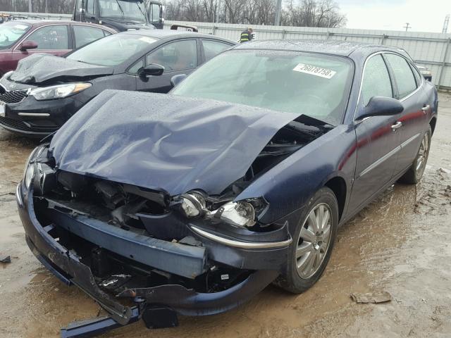 2G4WD582381321866 - 2008 BUICK LACROSSE C BLUE photo 2