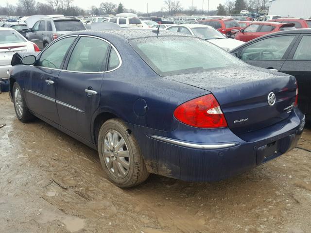 2G4WD582381321866 - 2008 BUICK LACROSSE C BLUE photo 3