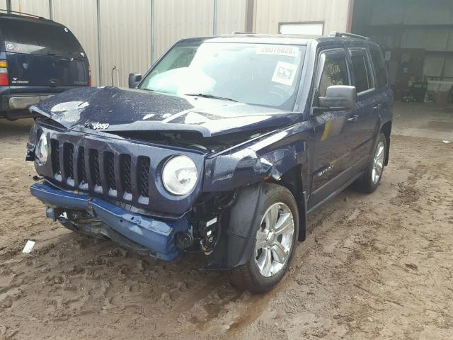 1C4NJPFB1ED744713 - 2014 JEEP PATRIOT LA BLUE photo 2