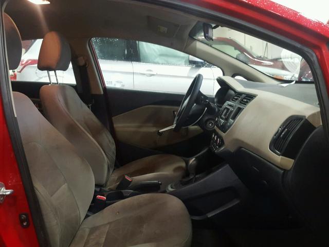 KNADM5A36E6331209 - 2014 KIA RIO LX Կարմիր լուսանկար 5