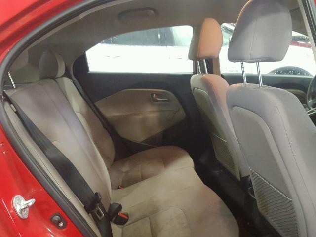 KNADM5A36E6331209 - 2014 KIA RIO LX Կարմիր լուսանկար 6