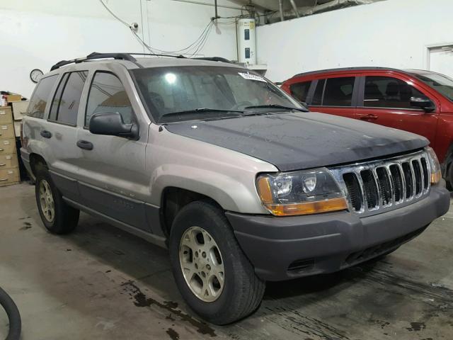 1J4GX48SX1C715840 - 2001 JEEP GRAND CHER GRAY photo 1