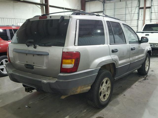 1J4GX48SX1C715840 - 2001 JEEP GRAND CHER GRAY photo 4