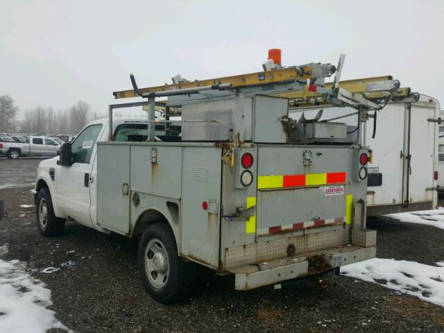 1FDSF30588EC15673 - 2008 FORD F350 SRW S WHITE photo 3