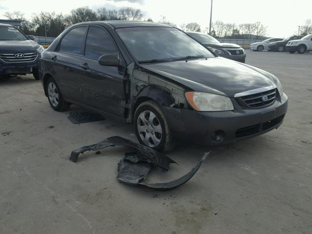 KNAFE121865346443 - 2006 KIA NEW SPECTR GRAY photo 9