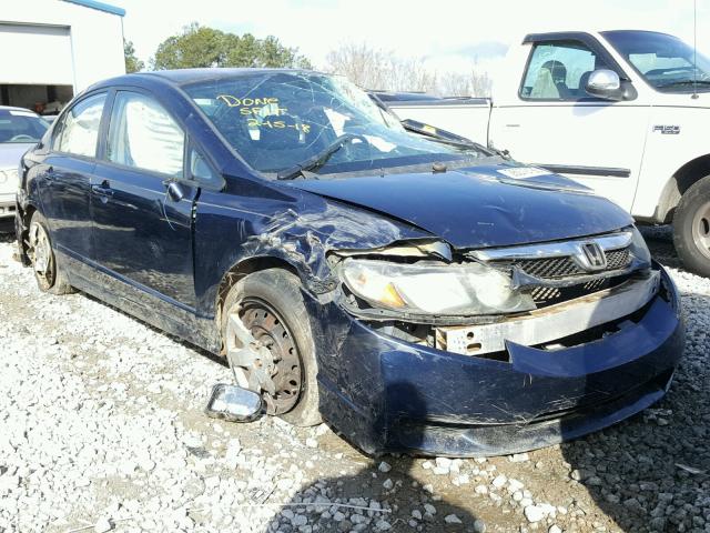 2HGFA1F53AH582867 - 2010 HONDA CIVIC LX BLUE photo 1