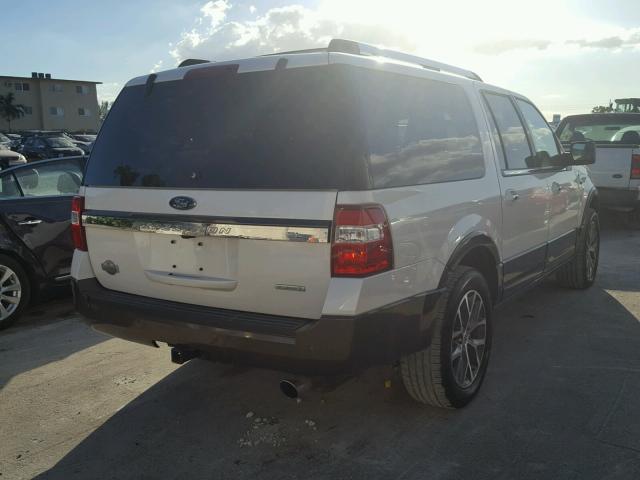 1FMJK1JT5HEA14192 - 2017 FORD EXPEDITION WHITE photo 4