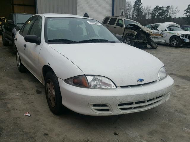 1G1JC524X17234639 - 2001 CHEVROLET CAVALIER B WHITE photo 1