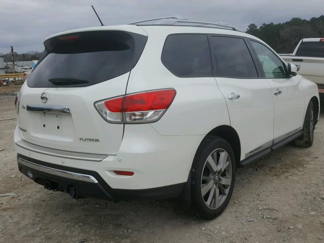 5N1AR2MN0FC701524 - 2015 NISSAN PATHFINDER WHITE photo 4