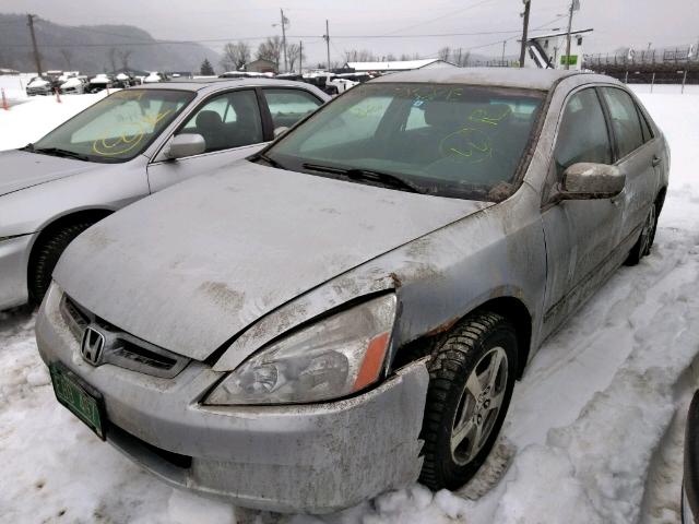 JHMCN36525C003831 - 2005 HONDA ACCORD HYB SILVER photo 2